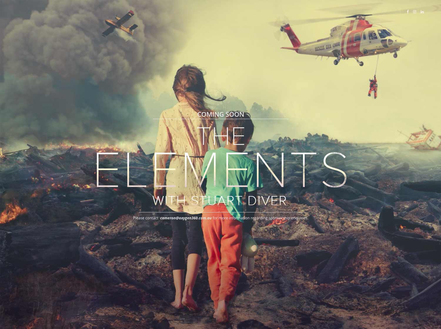 The Elements podcast artwork exploring the power of natural disasters