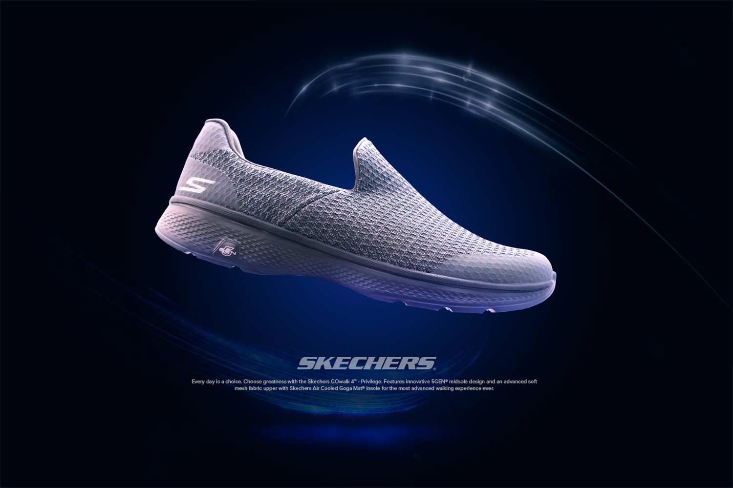 Skechers Go Walk 4 project artwork